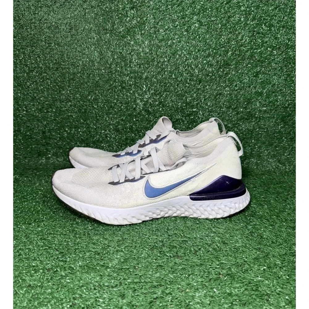 Nike Epic React Mens Size 10 Grey Purple Running Shoes Comfort‎ Walking Sneakers